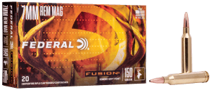 Federal F7RFS1 Fusion 7mmRem 150gr Bonded Soft Point 20rd Box