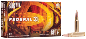 Federal F308FS1 Fusion  308Win 150gr Bonded Soft Point 20rd Box