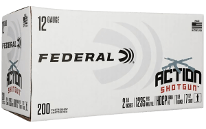 Federal AS12H75 Action Shotgun 12 Gauge 2.75" 1 1/8 oz 7.5 Shot 200rd Box