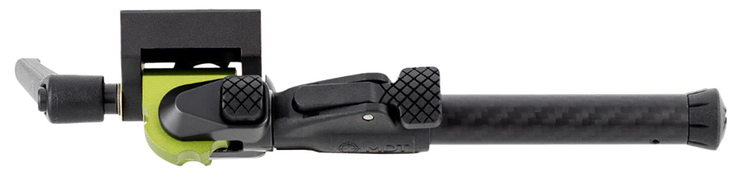 Mdt Sporting Goods Inc 105560GRN GRND-POD Green/Black 4.50"-9" Carbon Fiber/Aluminum Adj. Throw Lever 4 Leg Postitions Fits Picatinny Rail - Image 2