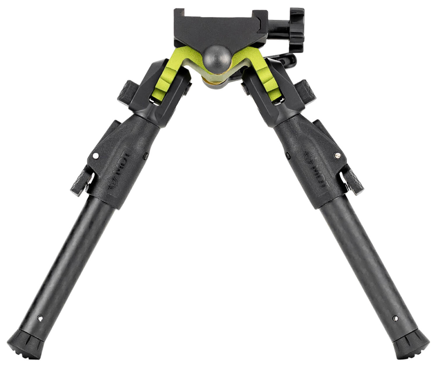 Mdt Sporting Goods Inc 105561GRN GRND-POD Green/Black 4.50"-9" Carbon Fiber/Aluminum Adj. Throw Lever 4 Leg Postitions Fits ARCA Rail & RRS Dovetail - Image 2