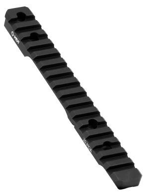 Mdt Sporting Goods Inc 102187BLK Picatinny Scope Rail  Black Anodized Aluminum 11" Long  Fits Remington 700 SA  20 MOA