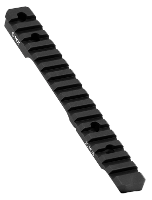 Mdt Sporting Goods Inc 102190BLK Picatinny Scope Rail  Black Anodized 11" Long Fits Tikka T3/T3x Short Action  20 MOA