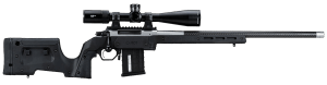 Mdt Sporting Goods Inc 104690BLK XRS Chassis Black Aluminum Core with Polymer Panels Adj. Cheekrest M-LOK Forend Interchangeable Grips AICS Mag Compatible Fits Short Action Howa 1500
