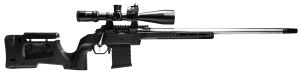 Mdt Sporting Goods Inc 104692BLK XRS Chassis Black Aluminum Core with Polymer Panels Adj. Cheekrest M-LOK Forend Interchangeable Grips AICS Mag Compatible Fits Short Action Savage