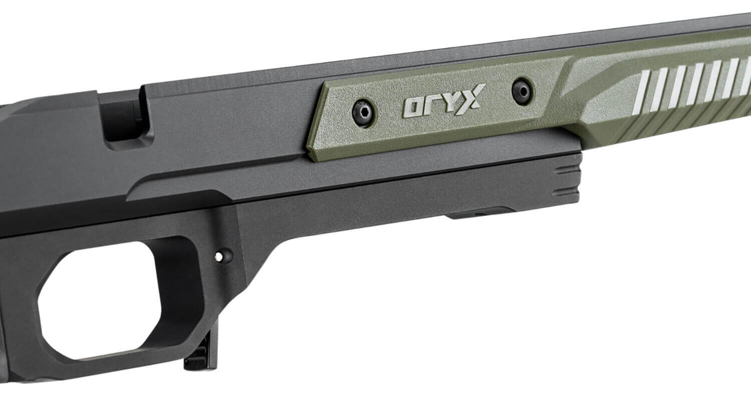 Mdt Sporting Goods Inc 106159ODG Oryx Chassis OD Green/Black Aluminum Adj. Cheekrest M-LOK Forend AR-Style Grip Barricade Stop Polymer Mag Compatible Fits Short Action Howa 1500 & Weatherby Vanguard - Image 2