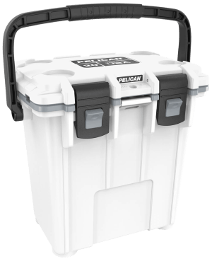PELICAN 20Q-1-WHTGRY 20QT ELITE COOLER WHT/GRY