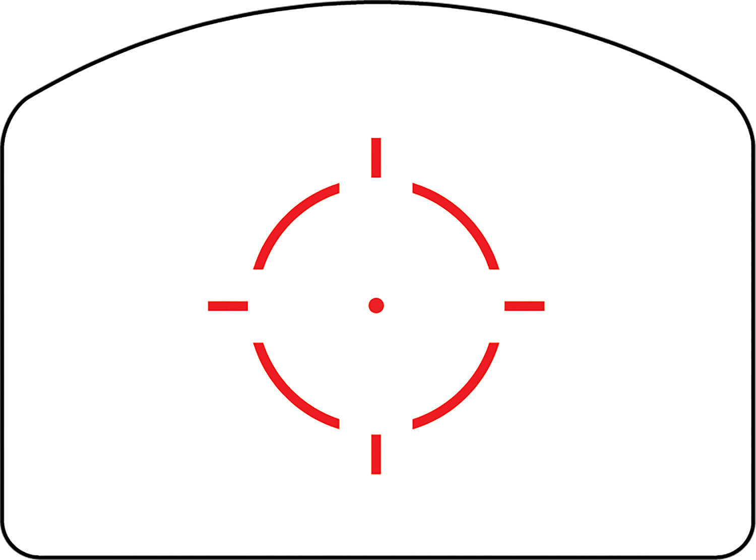 Trijicon 3200002 RMR HD Matte Black 22x17.2mm 3.25 MOA Red Dot/55 MOA Red Circle Multi Reticle - Image 3
