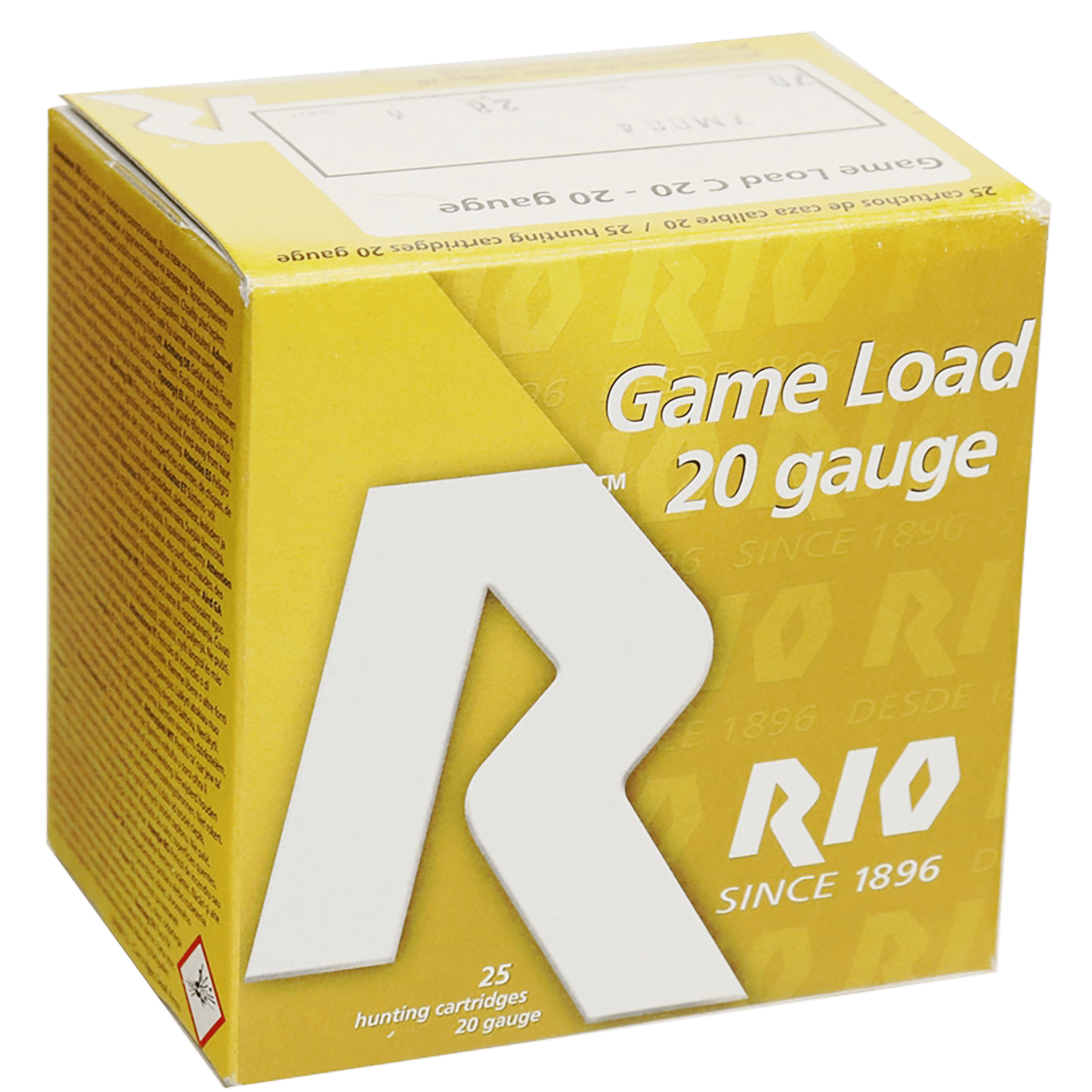 Rio Ammunition RC20MGN6 Game Load 20 Gauge 3" 1 1/4 oz 6 Shot 25rd Box