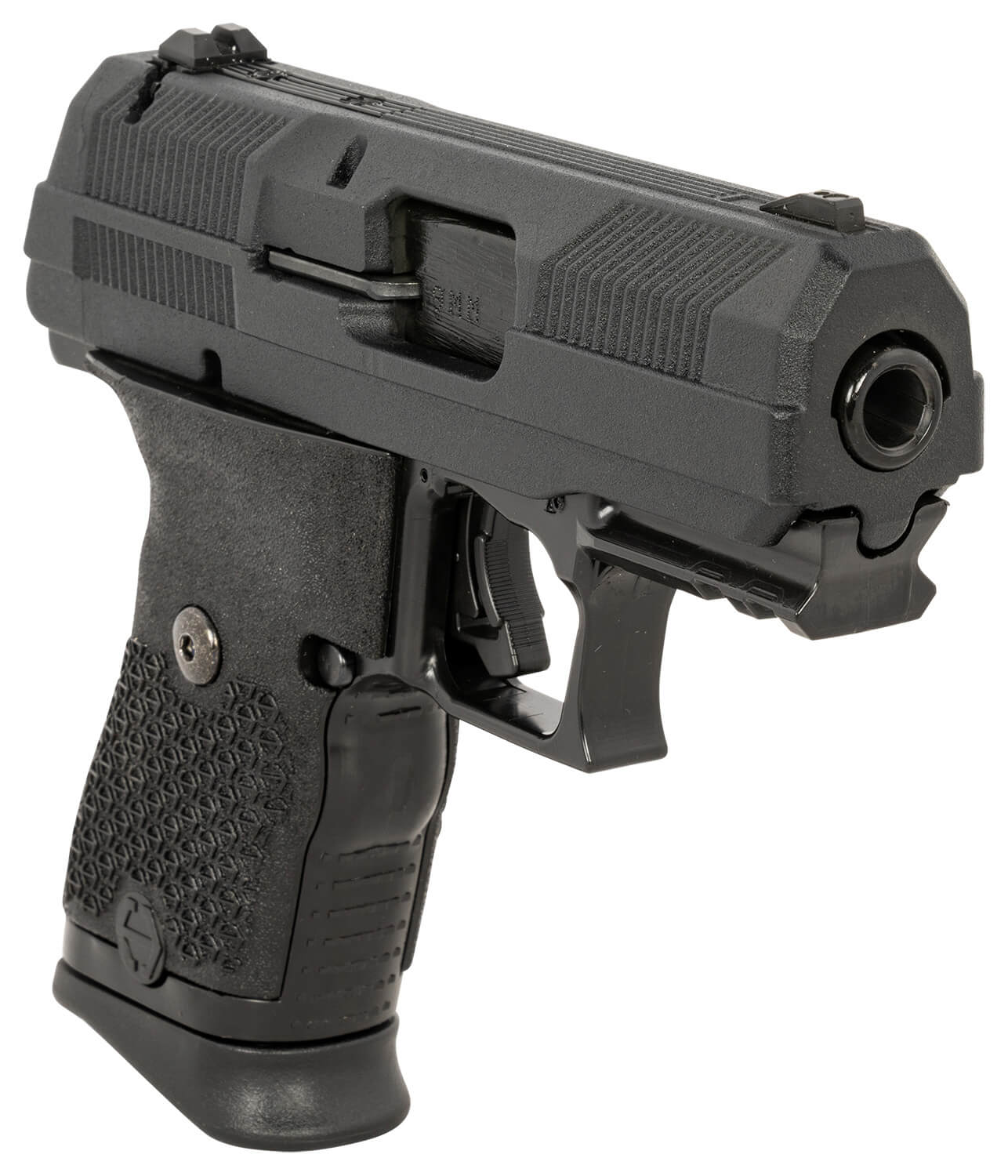 Hi-Point YC9NTB YC9 9mm Luger 10+1 3.93" Black Steel Barrel Black YC9 Styled/Serrated Slide Black Polymer Frame w/Picatinny Rail Black Plastic Grips - Image 3