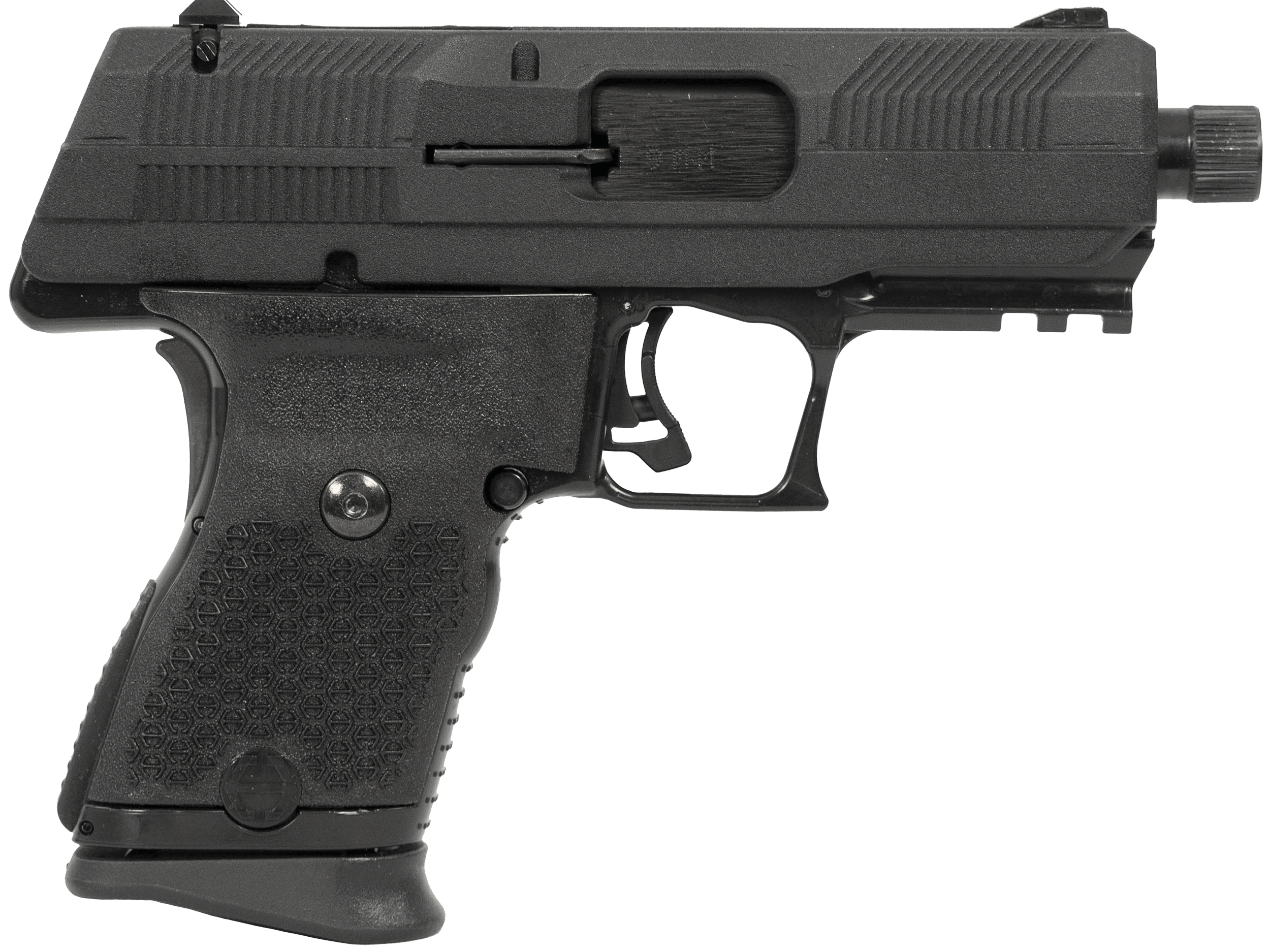 Hi-Point YC9YEET YC9 9mm Luger 10+1 4.12" Black Steel Threaded Barrel Black w/Engraved "Yeet Cannon" YC9 Styled/Serrated Slide Black Polymer Frame w/Picatinny Rail Black Plastic Grips