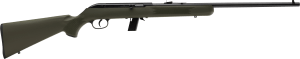 Savage Arms 40221 64 F 22 LR 10+1 21"  Blued Barrel/Rec (Drilled & Tapped)  Green Synthetic Stock  Open Sights