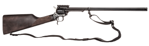 Heritage Mfg BR226B16PIC Rough Rider Tactical Rancher 22 LR 6rd 16.12"  Black Oxide Barrel/Rec  Black Stained Walnut Stock  Optics Mount  Includes Sling