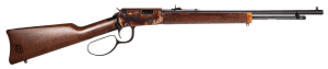 Heritage Mfg STR22LCH20 Settler 22 LR 15+1 20" Black Oxide Barrel Color Case Hardened Rec Light Stained Walnut Furniture Buckhorn Sights