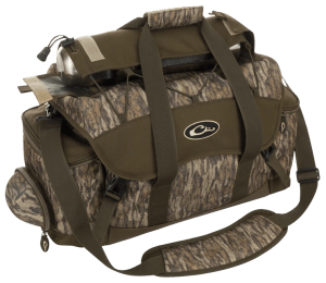 Drake Waterfowl DA2030006 Blind Bag Extra Large 20 Pockets Sunglass Pocket Thermos Sleeve Carry Handles/Adj. Strap
