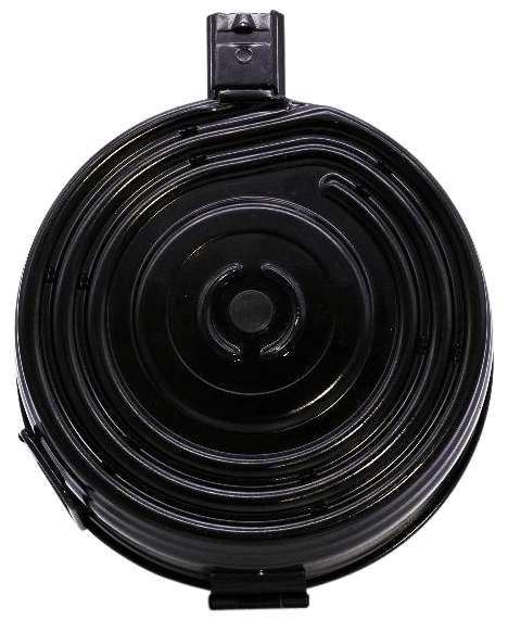 Kci Usa Inc KCIMZ004S AK-47 75rd Drum 7.62x39mm Black Steel Fits AK-47/AKM Platform