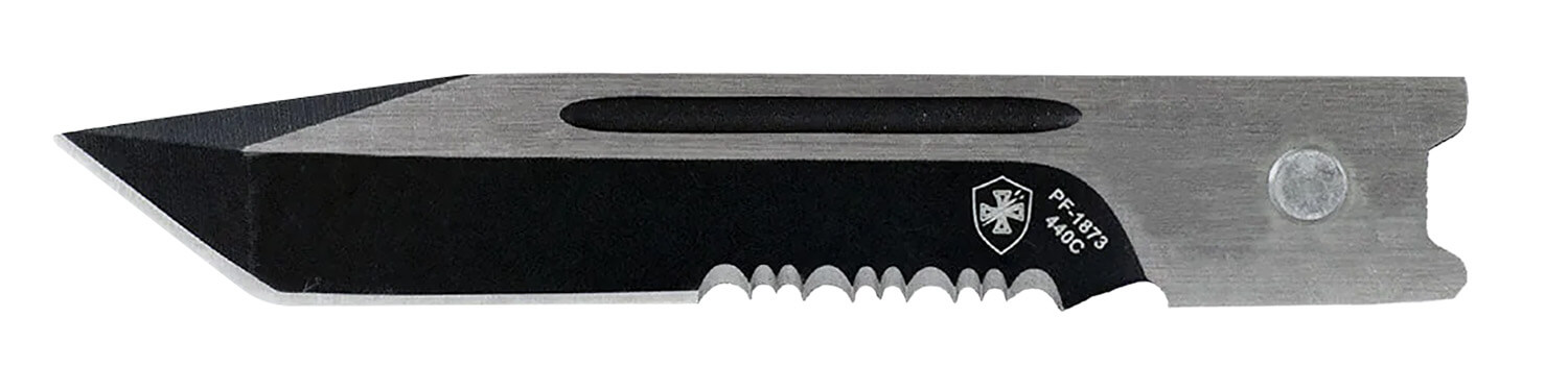 Templar Knife LCATII531 Come And Take It Gen II Small 2.69" OTF Tanto Part Serrated Black 440C SS Blade 4.31" Black "Come And Take It" Aluminum Handle Features Glass Breaker Includes Pocket Clip/Sheath - Image 2