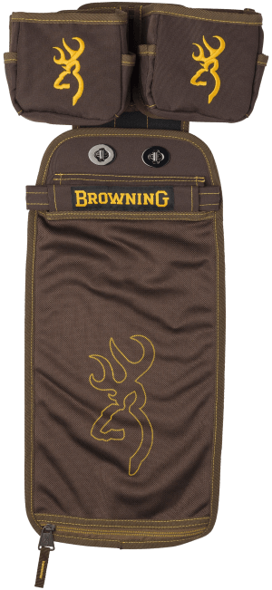 Browning 125188 Comp Series Shell Pouch Brown Water-Resistant Polyester Shell Pouch & Box Carriers Molle & Belt Clip