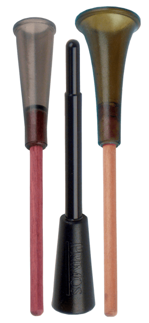 Primos 687 Striker Striker Call Attracts Turkeys Multi Color Wood/Plastic 3 Pack