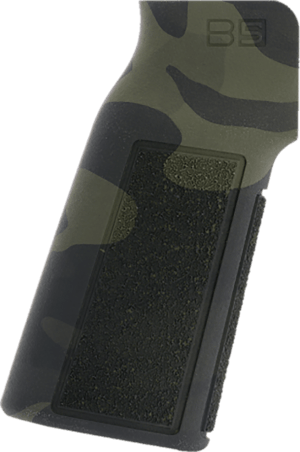 B5 Systems PGR1473 Type 22 P-Grip Black Multi-Cam Aggressive Textured Polymer Increased Vertical Grip Angle with No Backstrap Fits AR-Platform