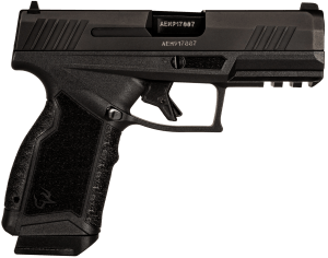 Taurus 1GX4CR94110 GX4 Carry Compact Frame 9mm Luger 10+1 3.70" Satin Black DLC Steel Barrel Black Gas Nitride Serrated Slide Black Polymer Frame w/Picatinny Rail Black Polymer w/Interchangeable Backstrap Grip