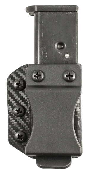 DeSantis Gunhide A100KJJJZ0 Persuader Mag Pouch Double Stack IWB/OWB Black Kydex Belt Clip Ambidextrous