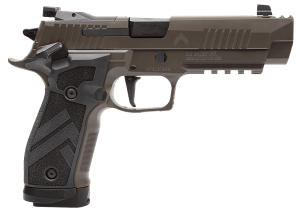 Sig Sauer 226X59LEGION10 P226 XFive Legion Full Size Frame 9mm Luger 10+1 4.40 Black Steel Barrel Legion Gray Cerakote Serrated Stainless Steel Slide Frame w/Beavertail & Picatinny Rail Legion Black TXG Panels w/Magwell Grip"