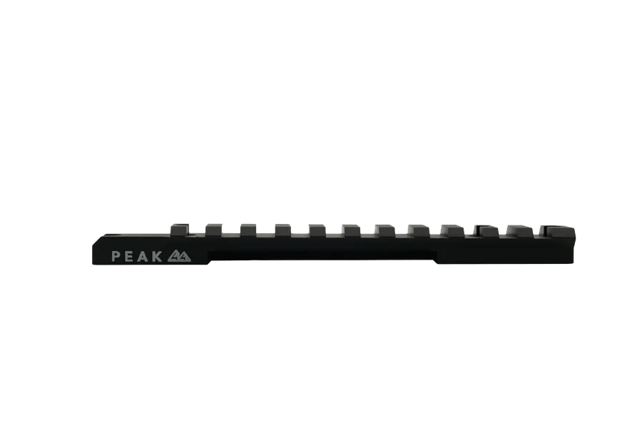 Weatherby J010003 Peak 44 Picatinny Rail Matte Black 20 MOA