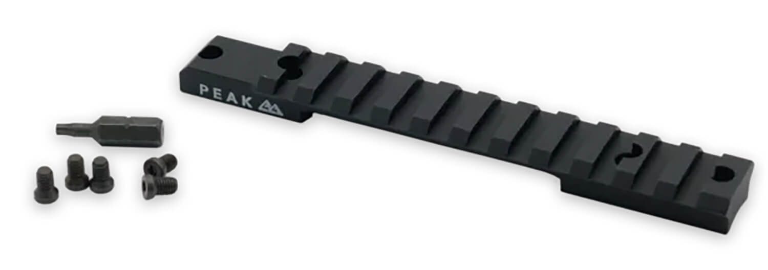 Weatherby J010003 Peak 44 Picatinny Rail Matte Black 20 MOA - Image 2