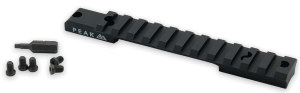 Weatherby J010004 Peak 44 Picatinny Rail Matte Black 20 MOA