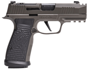 Sig Sauer 365AXGCA9LEGION P365 Legion Compact Frame 9mm Luger 17+1 3.10" Black Carbon Steel Barrel Legion Gray Cerakote Optic Ready/Ported/Serrated Stainless Steel Slide Legion Gray Cerakote Stainless Steel Frame w/Beavertail & Picatinny Rail Legion G