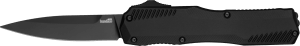 Kershaw 9000BLK Livewire Automatic 3.30" OTF Spear Point Plain Black DLC CPM MagnaCut Steel Blade Black Anodized Aluminum Handle Includes Pocket Clip