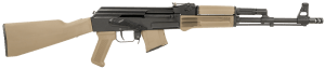 Arsenal SAM7R-62FDEM SAM7R 7.62x39mm 10+1 16.25" Black Chrome Lined Steel Barrel Black Steel Receiver Fixed Flat Dark Earth Synthetic Stock & Polymer Grip