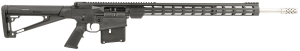 Great Lakes Firearms GL10LA7REMSSBLK AR-10 7mm Rem Mag 5+1 24" Stainless Threaded Barrel Black Picatinny Rail Aluminum Receiver 20" M-LOK Handguard Black Hogue OverMolded Stock Mil-Spec Grip Right Hand