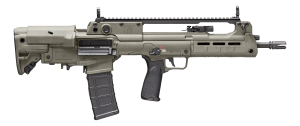 Springfield Armory HL916556G Hellion Bullpup 5.56x45mm NATO 30+1 16  OD Green  4 Prong Flash Hider  5 Position Adjustable Stock w/Cheek Riser  Black Bravo Mod 3 Grip  Ambi Controls/Reversible Case Ejector"