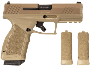 Taurus 1-GX4CR94U-10U GX4 Carry Compact Frame 9mm Luger 10+1 3.70" Black Stainless Steel Barrel Flat Dark Earth Cerakote Optic Ready/Serrated Alloy Steel Slide Flat Dark Earth Cerakote w/Black Controls Polymer Frame w/Picatinny Rail FDE Grip Striker