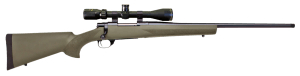 Howa HGP27MMPRCG M1500 Gamepro Gen2 7mm PRC 5+1 22" Blued Barrel/Rec Green Fixed Hogue Pillar-Bedded Overmolded Stock Includes Nikko Stirling 4-12x40mm Scope
