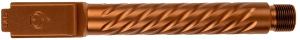 Ballistic Advantage BAPSG175T3R Premium Series Threaded/Spiral Fluted 9mm Luger Copper PVD Fits Glock 17 Gen 5