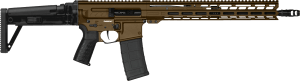 CMMG 30A750AMB Dissent MK47 300 Blackout 30+1 (2) 16.10" Midnight Bronze Rec/15" M-Lok Handguard Side Charging Handle Black Side Folding Stock & Zeroed Grip Muzzle Brake 60/90 Ambi Safety Adj. Gas Block