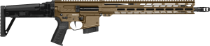 CMMG 60AA90CMB Dissent MK4 6mm ARC 10+1 16.10" Black Armor Cerakote Steel Threaded Barrel Midnight Bronze Cerakote Picatinny Rail Aluminum Receiver 15" M-LOK Handguard CMMG Dissent Side Folding Stock CMMG Zeroed Grip Ambidextrous