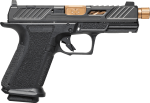Shadow Systems SS1009 MR920 Elite Compact 9mm Luger 15+1 4" Bronze TICN Match Grade/Spiral Fluted/Threaded Barrel Black Nitride Optic Cut/Serrated/Window Cut Stainless Steel Slide Black Polymer Frame w/Beavertail & Picatinny Rail