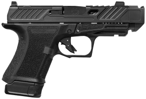 Shadow Systems SS4212 CR920P Elite Sub-Compact 9mm Luger 10+1/13+1 3.75 Black Nitride Match Grade/Spiral Fluted/Compensated Barrel Black Nitride Optic Cut/Serrated/Window Cut Stainless Steel Slide Black Polymer Frame w/Beavertail & Picatinny Rail"