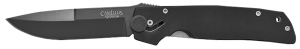 Camillus 18533-003 Cuda 3.75" Plain Drop Point Black AUS-8 Carbonitride Titanium Non-Stick Blade Black G10 Handle