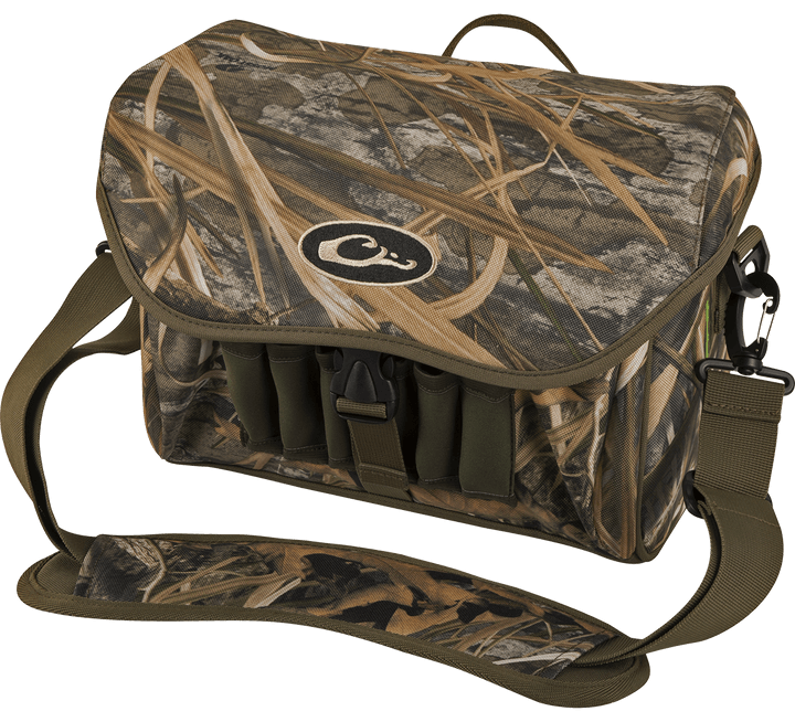 Drake Waterfowl DA1051022 Blind Bag Refuge Mossy Oak Shadow Grass Habitat HD-2 Duffle Bag Zipper Closure