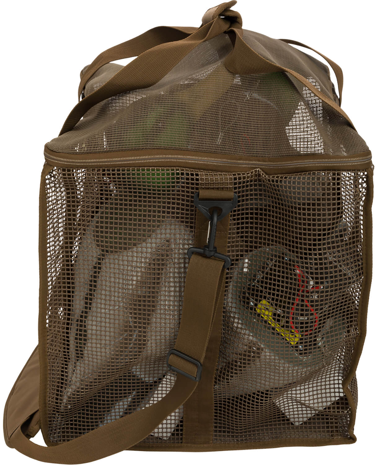 Drake Waterfowl DA370004M Decoy Bag Floater 4 Slot Motion Brown Vinyl-Coated Mesh - Image 2