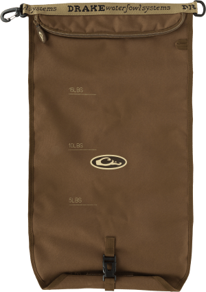 Drake Waterfowl GD8000BRN Travel Food Bag Gun Dog Brown 600D Polyester