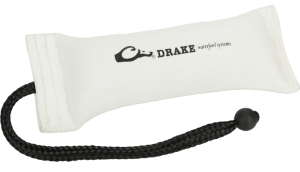 Drake Waterfowl GD3000WHT Firehose Bumper White Polyester 12" Large