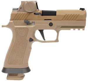 Sig Sauer M18X9RX M18X w/Optic Carry Frame 9mm Luger 21+1 3.90" Black Barrel Coyote PVD Optic Ready/Serrated Stainless Steel Slide & Polymer Frame w/Beavertail & Picatinny Rail Sig ROMEOM17