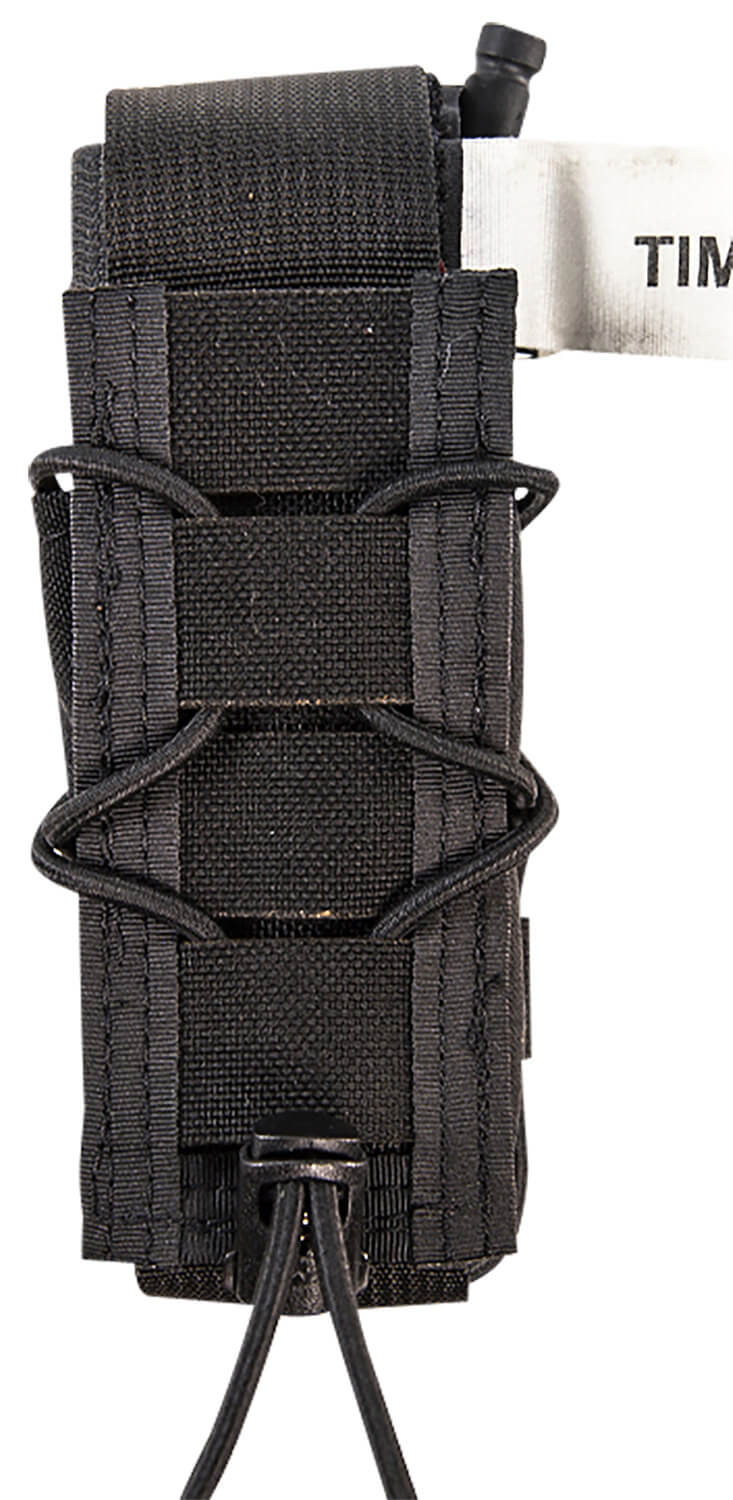 High Speed Gear 11TQ00BK TACO Tourniquet Pouch Black Nylon with Velcro Closure Fits MOLLE Compatible with Most Windlass-Style Tourniquets Includes TQ Patch - Image 3