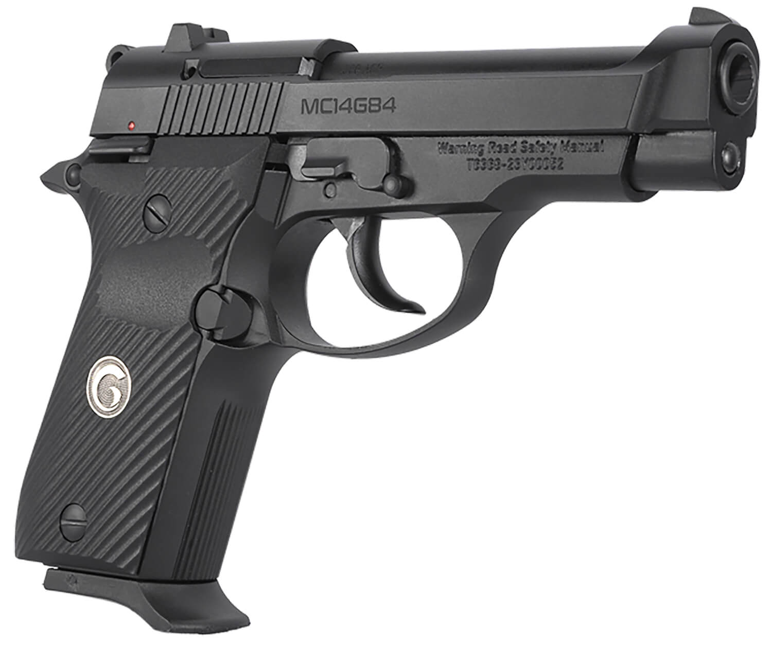 EAA GIRSAN 390825 MC14G84 380 ACP 13+1 3.80" Black Steel Barrel Black Serrated Steel Slide Black Aluminum Frame w/Beavertail Black Polymer Grip - Image 3